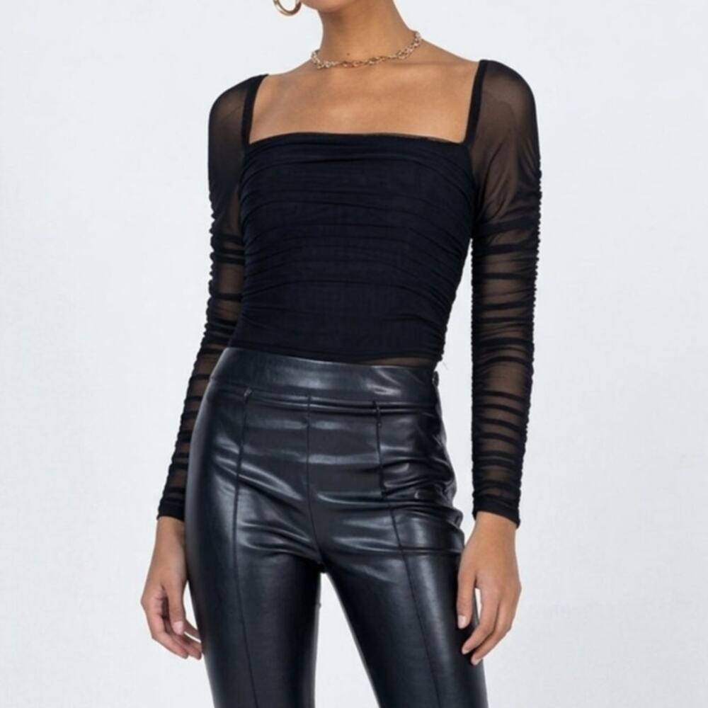 Princess Polly Women´s whimsical Minimalist Corset Gathered Bodysuit Size S